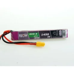 Batterie Lipo Hacker TopFuel Eco-X SLIM MTAG, lipo 3S 11.1V 1450mAh 20C prise XT60