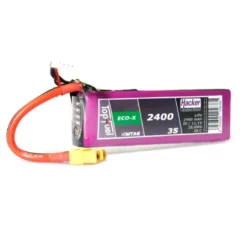 Batterie Lipo Hacker TopFuel Eco-X MTAG 3S 11.1V 2400mAh 20C Prise XT60