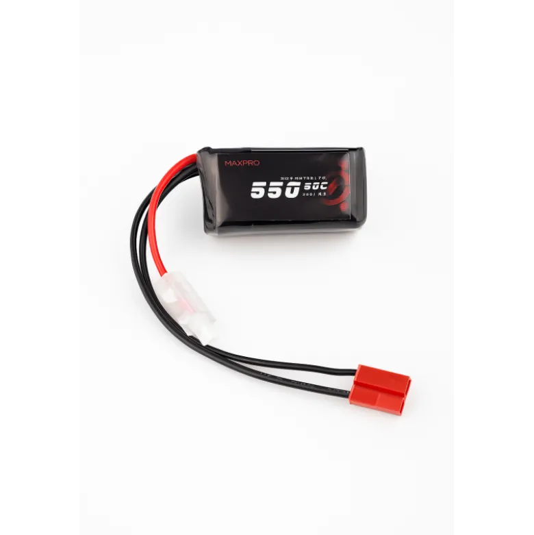 Batterie Lipo MaxPro 3S 11.1v 550mah en 50c jst-bec