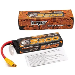 Batterie LiPo 3S 11.1V 5200mah 60C Konect Bash XT90