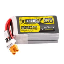 Batterie Lipo Tattu R-Line Version 5.0 850mAh 3S 11.1V 150C avecprise XT30U-F