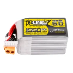 Batterie Lipo Tattu R-Line Version 5.0 1550mAh 22.2V 150C 6S avec prise XT60