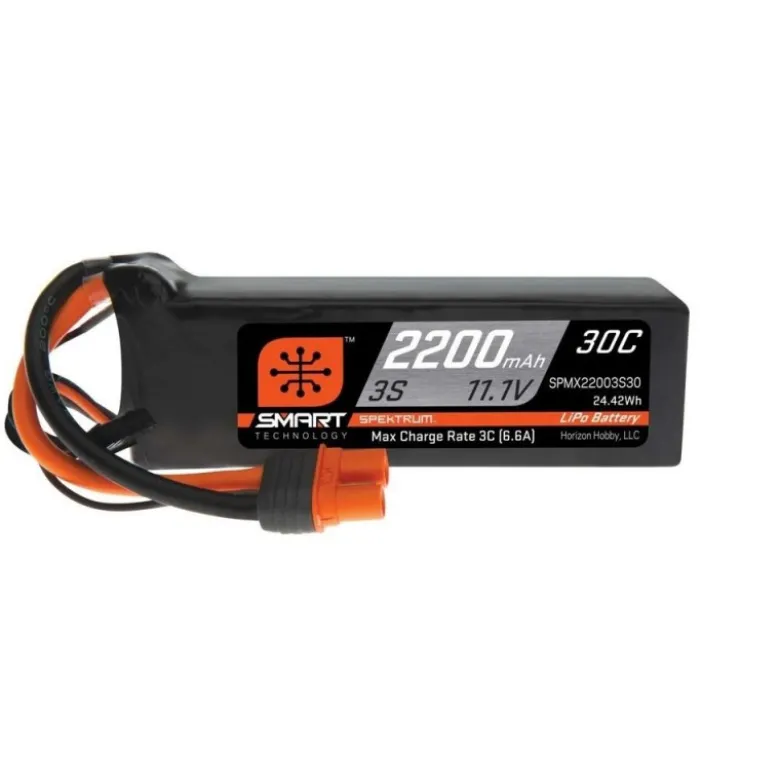 Batterie Smart Lipo 3S 11.1V 2200mAh 30C IC3 Spektrum