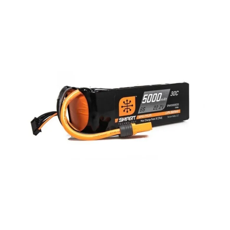 Batterie Smart Lipo 6S 22.2V 5000mAh 30C IC5 Spektrum