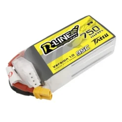 Batterie Tattu lipo 4S 14.8V 750mAh 95C prise XT30