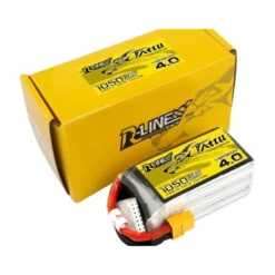 Batterie Tattu R-line V4.0 lipo 6S 22.2V 1050mAh 130C prise XT60