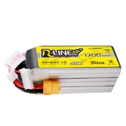 Batterie Tattu R-line V1.0 lipo 6S 22.2V 1700mAh 95C prise xt60