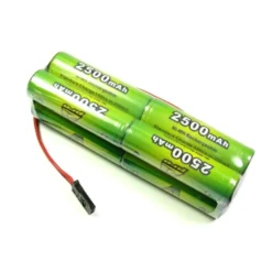 Batterie Tx A2pro 9.6V 2500 mAh NiMh format bloc prise jr