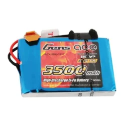 Batterie Tx GensAce Lipo 3500mAh 3.7V prise JR/Graupner