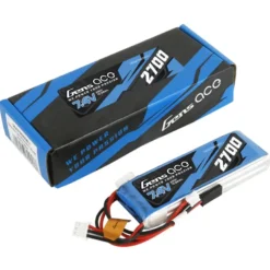 Batterie Tx GensAce lipo 2S 7.4V 2700mAh pour Futaba, Frsky Taranis, Sanwa