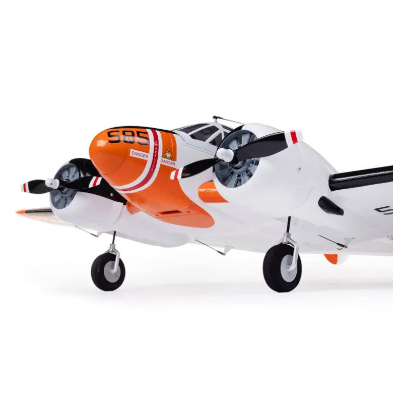 Beechcraft D18/RC-45J 1.5m BNF Basic with AS3X+ and SAFE Select E-Flite