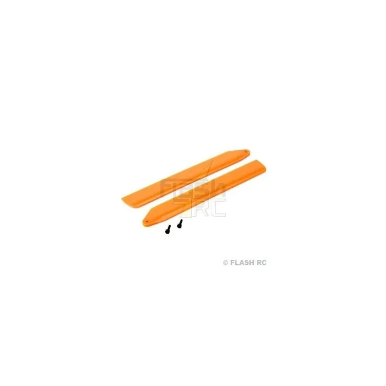 BLH3716OR - Paire de pales principales hautes perfs. oranges - Blade 130X E-Flite