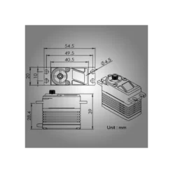 Blue Bird servo BLS-37A 42.1Kg 0.07s 78.5g