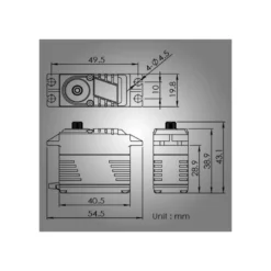 Blue Bird servo BMS-4112 47.5Kg 0.11s 66g