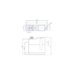 Blue Bird servo BMS-M57H HV 10.6Kg.cm 0.09s 22.0g 10mm