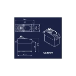 Blue Bird servo sail winch BG-0731SWP - 6 tours
