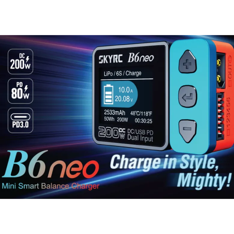 B6 Neo DC charger (200W)