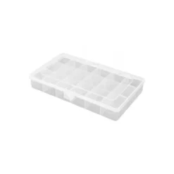 Boite de rangement 18 cases 210x119x34.5mm