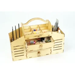 Boite à outils en CTP à monter 30x15x10,5cm
