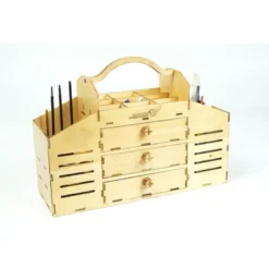 Boite à outils en CTP à monter 30x15x10,5cm