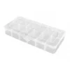Boîte de rangement 12 compartiments modulables 260x125x43.5mm
