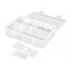 Boîte de rangement 8 compartiments modulables 187x126x43mm