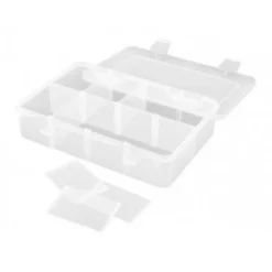 Boîte de rangement 8 compartiments modulables 187x126x43mm