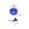 Bouchon de remplissage alu CNC bleu KUZA