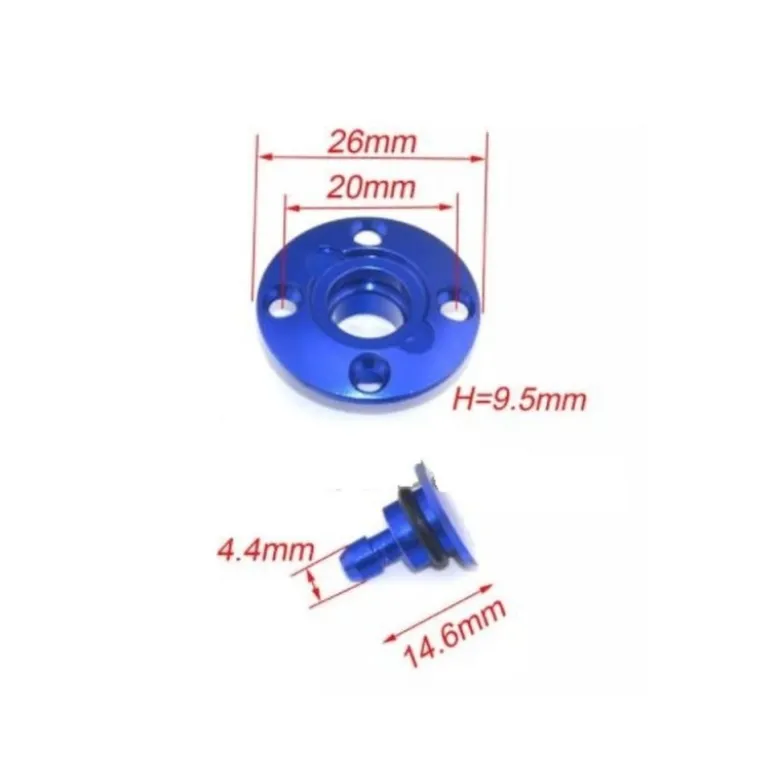 Bouchon de remplissage alu CNC bleu KUZA