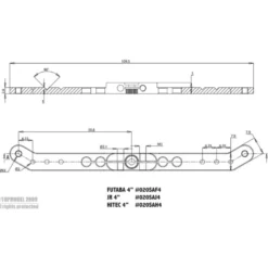 BRAS DE SERVO ALU 101,6mm JR