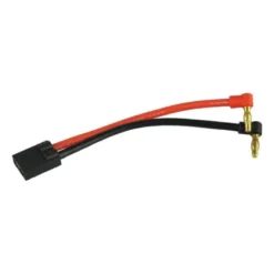 Cable de raccordement d'angle Ø4,0mm 12cm - prise Traxxas femelle