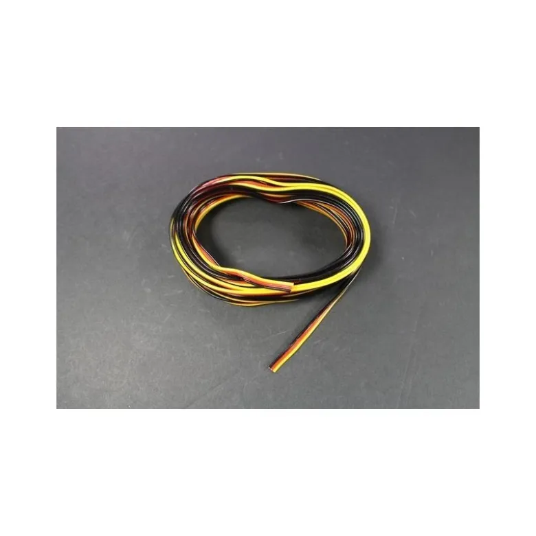 Cable Servo 3 brins 0,14mm² plat type Multiplex 5m Muldental