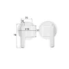 Caches-Servo plastique dia.58mm (1x paire) Topmodel CZ