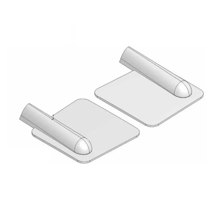 Caches-Servo plastique 60x60mm (1x paire) Topmodel CZ