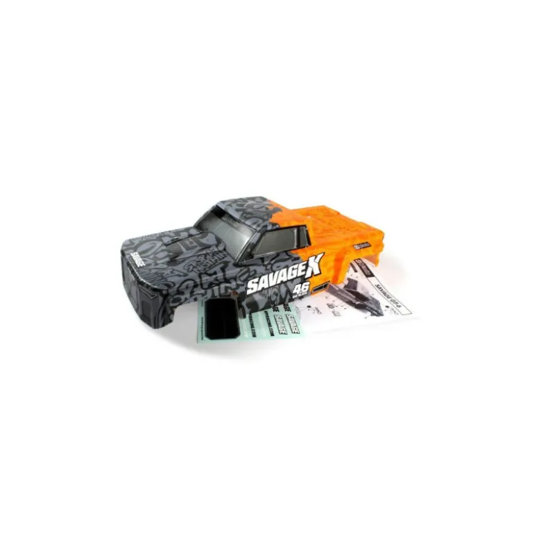 CARROSSERIE SPORTCAB GT-6 PEINTE (GRISE/ORANGE)