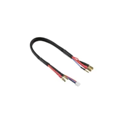 Câble de charge 4 mm Fiche Bullit 2S Chargeur 2S XH Fiche Bullit 2 mm 14 AWG Câble en silicone 30 cm 1 pièce
