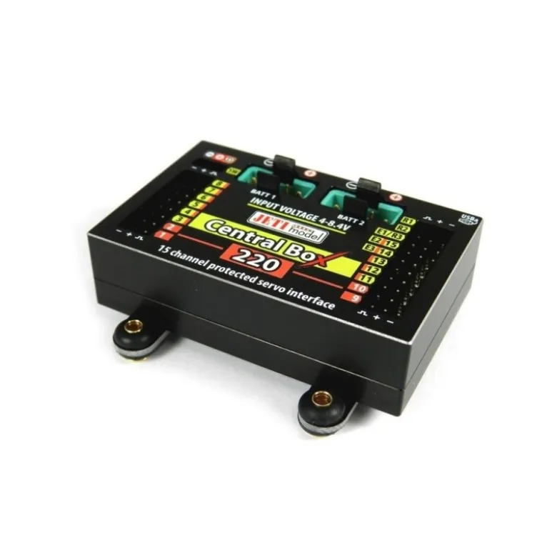 Central Box 220 Duplex 2.4EX + 2x Rsat2 + 1x interrupteur magnétique - Jeti