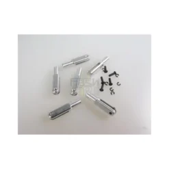 2163 - Chape alu M3 L:30mm axe:2mm (6 pcs) Mp Jet