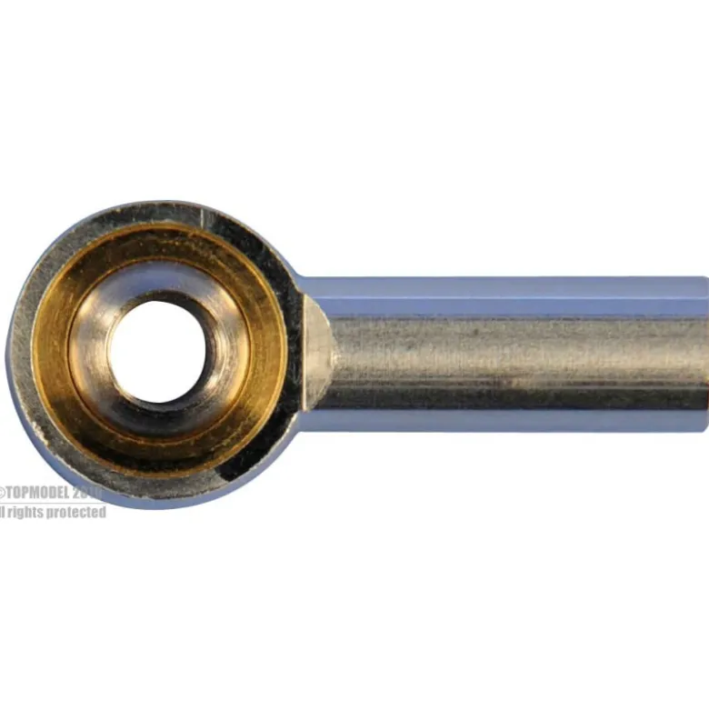 CHAPE A ROTULE ALU M4 6pcs