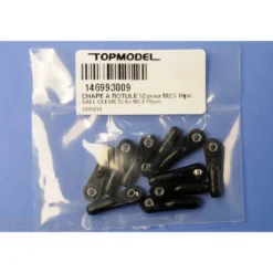 CHAPE A ROTULE 5/Ø2 pour M2,5 10pcs
