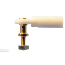 CHAPE A ROTULE V1, Ø4, M2/M2 LONGUE 2pcs
