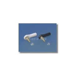 2429 - Chape M2 rotule à embase longue filetée M2.5 + écrous (6pcs) - Mp Jet