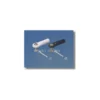 2434 - Chape M2.5 rotule à embase longue percée 2mm + boulons (2pcs) - Mp Jet