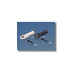 2330 - Chape M2 rotule percée 2mm + boulons (2pcs) - Mp Jet
