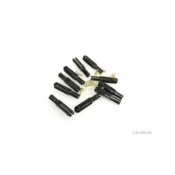 CHAPE NYLON M2 NOIRE AXE metal Ø1,6mm (10 pcs)