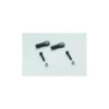 Chape à rotule en nylon M3 large - Boule pour vis M3 avec vis et écrou (2pcs)