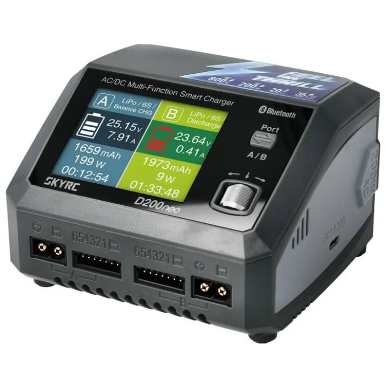Chargeur D200 Neo Duo 1-6s (AC 2x200W, DC 2x400) SKYRC