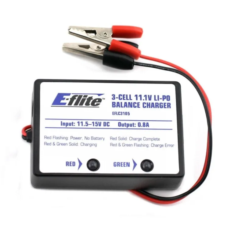 Chargeur 3-Eléments LiPo avec équilibreur, 0.8A