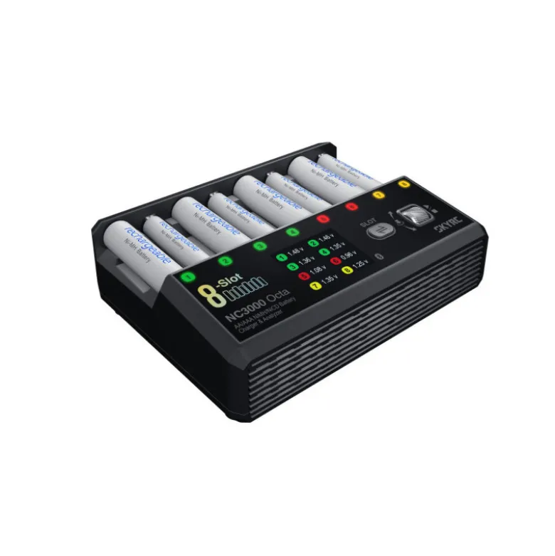 Chargeur et analyseur de piles NC3000 Octa AA/AAA NiMH/NiCD SkyRc