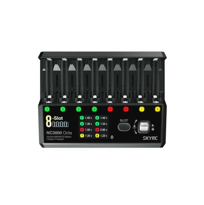 Chargeur et analyseur de piles NC3000 Octa AA/AAA NiMH/NiCD SkyRc